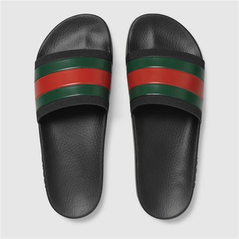 gucci rubber slides.